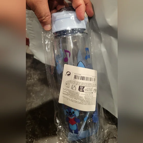 Stitch Water Bottle with Guitar Design - Picture 4 of 4